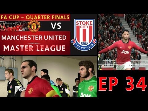 [TTB] PES 2014 - Master League Series - Ep 34 - Manchester United Vs Stoke City - FA Cup