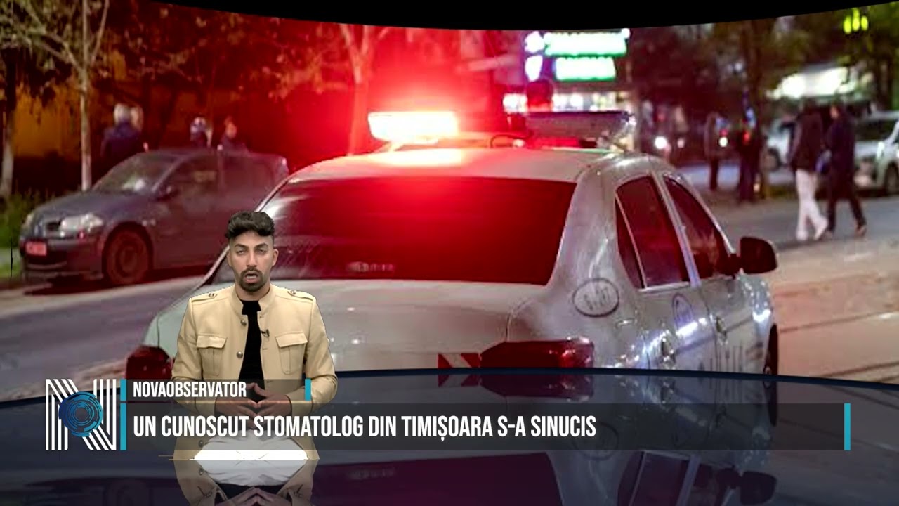 Un cunoscut stomatolog din Timișoara s-a sinucis