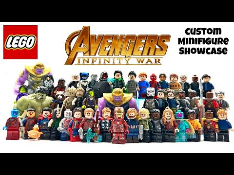 LEGO AVENGERS INFINITY WAR | Custom Minifigure Showcase!