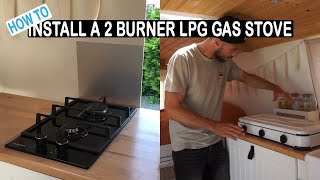 Installeren 2 Pits Gasfornuis in een Camper | Klarstein Cooker omzetten naar LPG