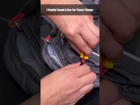 Genius Travel Hack: Use a Bread Clip to Secure Your Luggage! #shorts