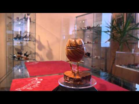 Pipa olivastro half bent fatta a mano - www.paronellipipe.it