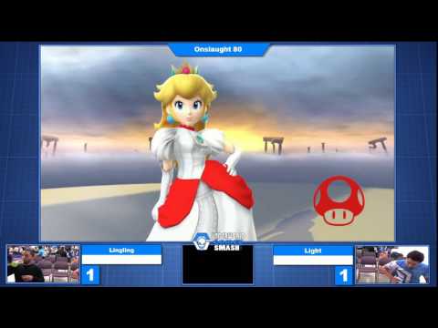 Onslaught 80 - Grand Finals: Light (Lucina/Marth/Roy/Fox) vs LingLing (Peach/Ness/Bayonetta)