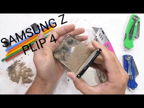 Samsung Z flip 4 durability test