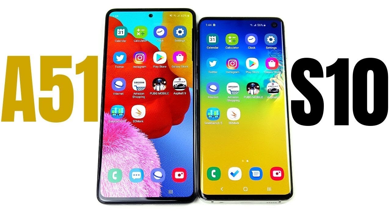 Galaxy A51 vs Galaxy S10 Speed Test!