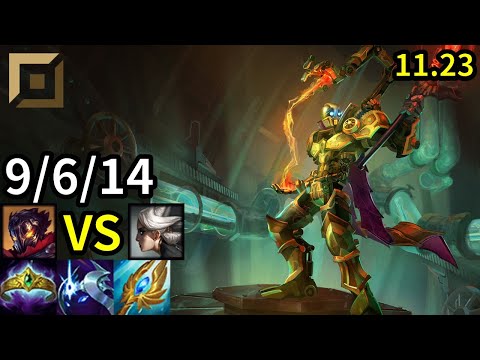 Viktor Top vs Camille - KR Master | Patch 11.23