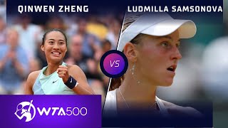 Qinwen Zheng vs  Ludmilla Samsonova WTA Abu Dhabi Semifinal Prediction