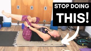 Reclined Pigeon Pose Modifications - Yoga Pose Problems & Easy Quick Fix