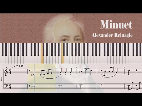 Minuet - Alexander Reinagle | Sheet Music for Piano