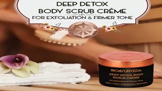 DEEP DETOX BODY SCRUB CRÈME: For Exfoliation & Firmer Tone