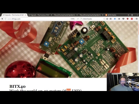 Smitty Working on SOMETHING: BitX-40 QRP Home Brew Radio