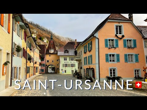 The fairytale Saint-Ursanne - One of the most beautiful towns of Switzerland