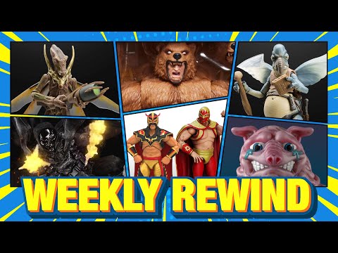 Weekly Rewind! Ep106: STAR WARS Marvel Legends Brutal Realm TigerSharks Mezco Cryptoids More News!