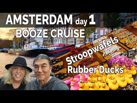 Amsterdam Day 1: Booze Cruise, Stroopwafels & The Famous Duck Store! active senior silver travelers