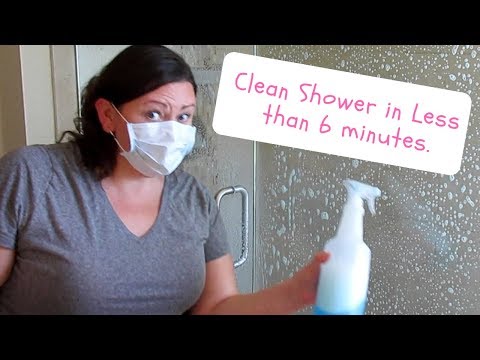 Hack for Soap Scum Removal: Clean your shower and tub in less than 6 minutes