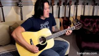 Video thumbnail for Martin D-35E Retro Dreadnought Acoustic Electric Guitar by Bananas at Large