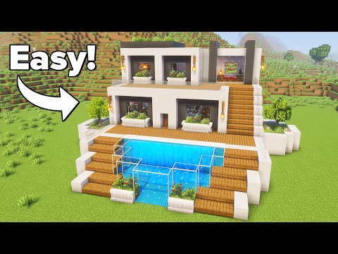 Minecraft: How to Build the BEST Modern House | Tutorial🏠