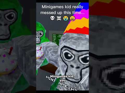 Minigames kid really messed up this time...💀☠️😭😩#shorts #gorillatag #vr #sus