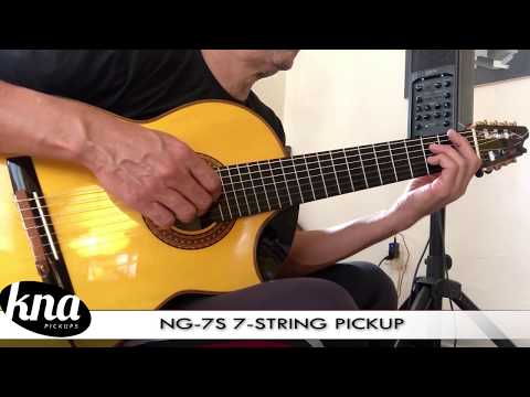KNA NG-7S Passive Piezo Pickup for 7-String Guitar