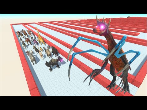 ESCAPE FROM ALIEN THERIZINOSAURUS - Animal Revolt Battle Simulator