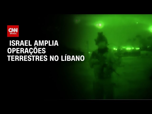 Israel vai expandir ataques terrestres ao sul do Líbano | CNN360°