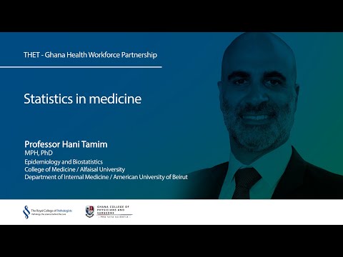 25. Statistics in medicine – Professor Hani Tamim - YouTube