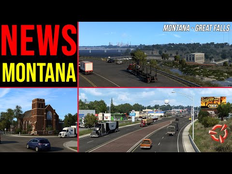 ATS Montana DLC NEWS 🚨 Great Falls Montana ᐅ Montana - Great Falls