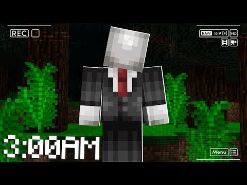 O1G - Do Not Use The Slenderman Minecraft skin at 3AM..