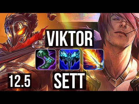 VIKTOR vs SETT (TOP) | 70% winrate, 9/2/13, Legendary | EUW Master | 12.5