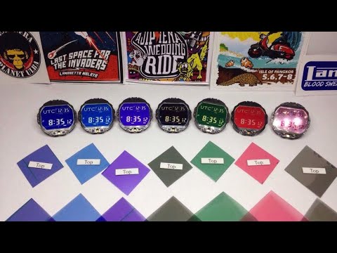 How to customize G-Shock LCD display - to change polarized film