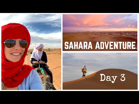 Morocco Sahara Desert Tour Day 3 | Camels & Sandboarding Erg Chigaga | Morocco Travel
