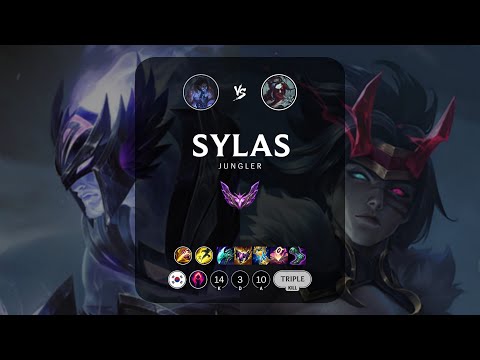 Sylas Jungle vs Kayn - KR Master Patch 13.7