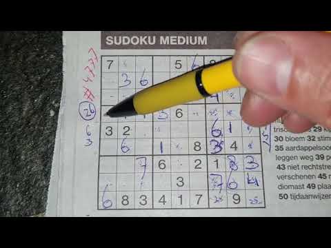 Tomorrow we will have a Speed Test! (#4777) Medium Sudoku puzzle 06-30-2022