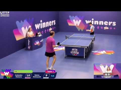 WINners CUP table 1 28.09 Gubenko Maksim - Syksa Aleksandr 22:30