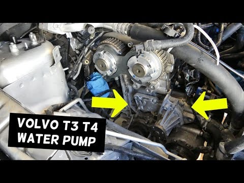 VOLVO S60 S80 V40 V60 V70 T3 T4 WATER PUMP REPLACEMENT