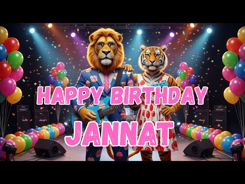 JANNAT Happy Birthday Song - Happy Birthday to Jannat