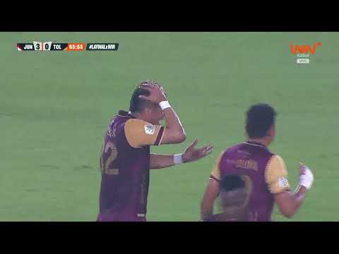 Sebastián Guzmán is sent off in Tolima for this play with Teófilo Gutiérrez!
