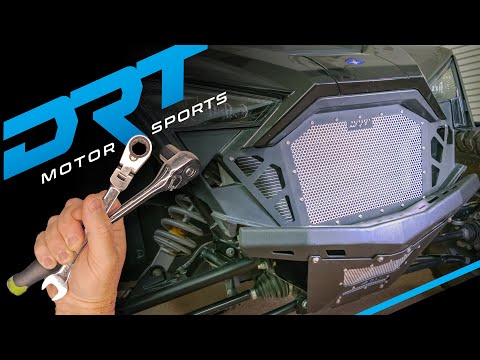 DRT Motorsports Polaris RZR RZRPROFG1 Aluminum Grill install