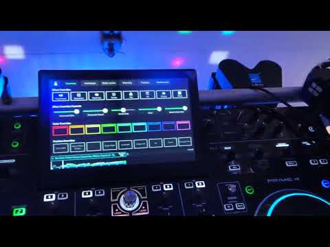 Denon Prime 4 SoundSwitch Manejando Luces Engine Lighting