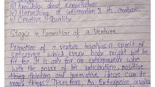 Class 12 Entrepreneurship