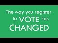 Register to vote - YouTube