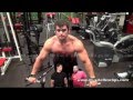 Ninteen year old Jake Pennington interview biceps and back workout