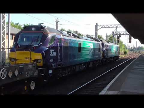 88009/88005 6k73 Sellafield - Crewe flasks, 24th May 2018