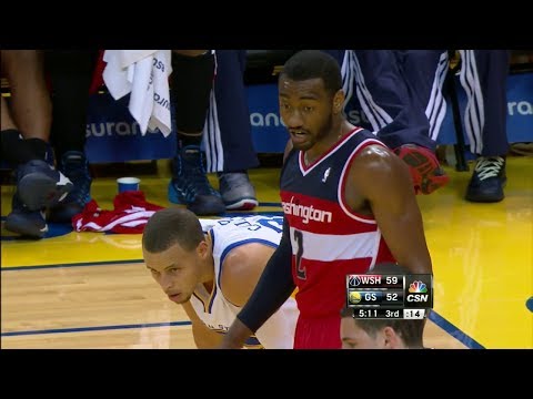 2014.01.28 - John Wall 15 Pts vs. Stephen Curry 23 Pts Highlights (Wizards vs Warriors)