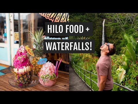 Hilo Food + Waterfalls (Akaka Falls + Rainbow Falls) | Big Island Day 4