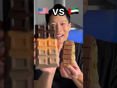 Dubai Chocolate 🇦🇪 vs Stuffed Chocolate 🇺🇸