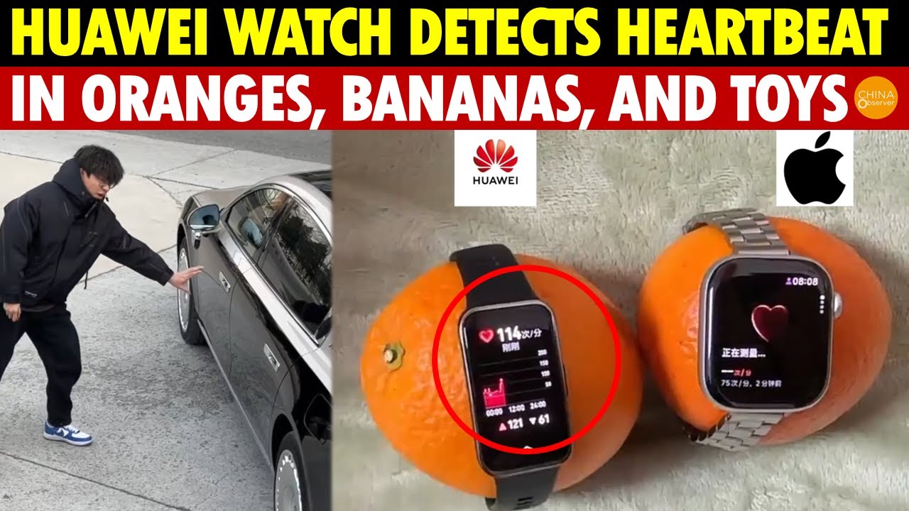 Huawei Watch Detects Heartbeat in Oranges, Bananas, and Toys, But M9's 'Remote Door Open' Fails