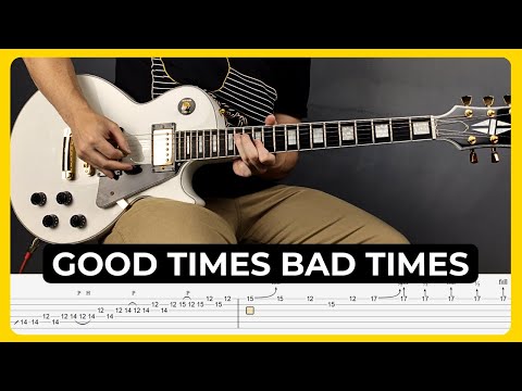 Good Times Bad Times - Led Zeppelin | Tabs | Guitar Lesson | Cover | Tutorial | All Guitar Parts