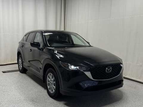 2024 Mazda CX-5 GX AWD w/o CD in Black for sale at Park Mazda in Sherwood Park, AB