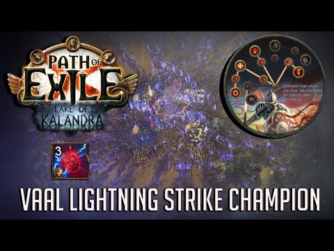 Path of Exile [3.19] Vaal Lightning Strike Champion | Hateforge At Home